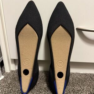 Rothy's Original Points- Size 8.5 Black, gently used